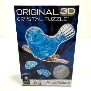 Bepuzzled Blue Bird Original 3D Crystal Puzzle